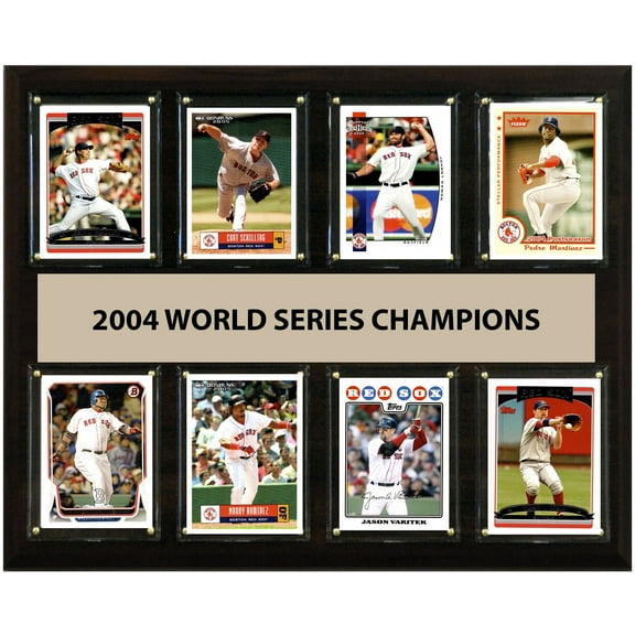 Boston Red Sox 2004 World Series Champions 12'' x 15'' Plaque