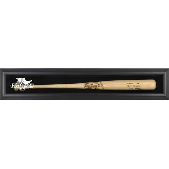 Boston Red Sox 2013 World Series Champions Black Framed Single Bat Case - Fanatics Authentic Certified