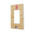 thumbnail image 1 of Boston Red Sox Baseball Bat Design Single Rocker Light Switch Plate, 1 of 4