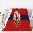 BostonRedSox Baseball Sports Throw Blanket 50"X40" Thicken Soft Warm