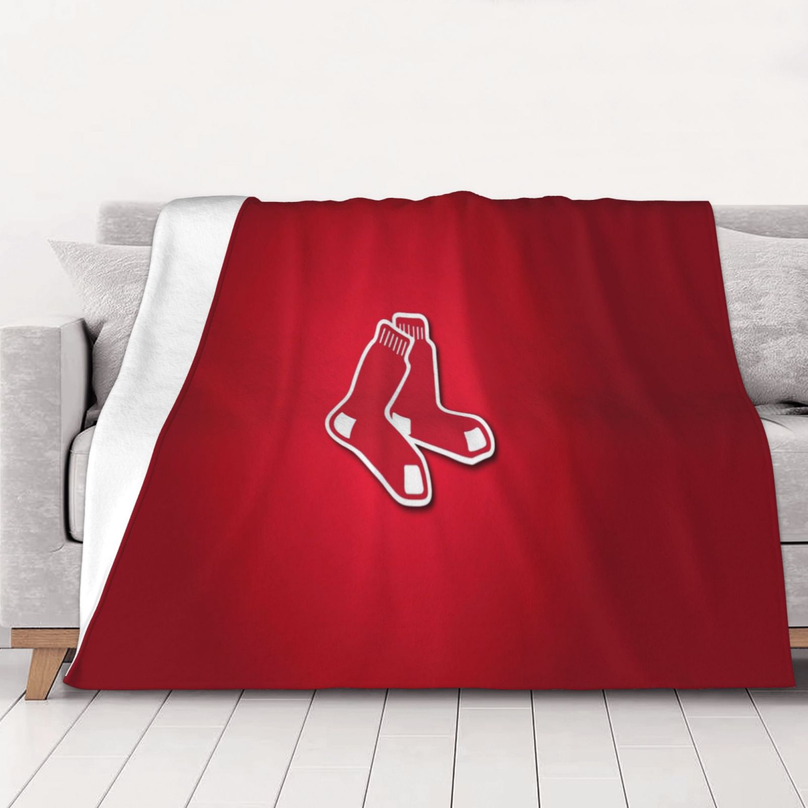BostonRedSox Baseball Sports Throw Blanket 60"X50" Soft Warm