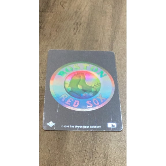 Boston Red Sox MLB 1991 Upper Deck Team Logo Holograms Trading Card