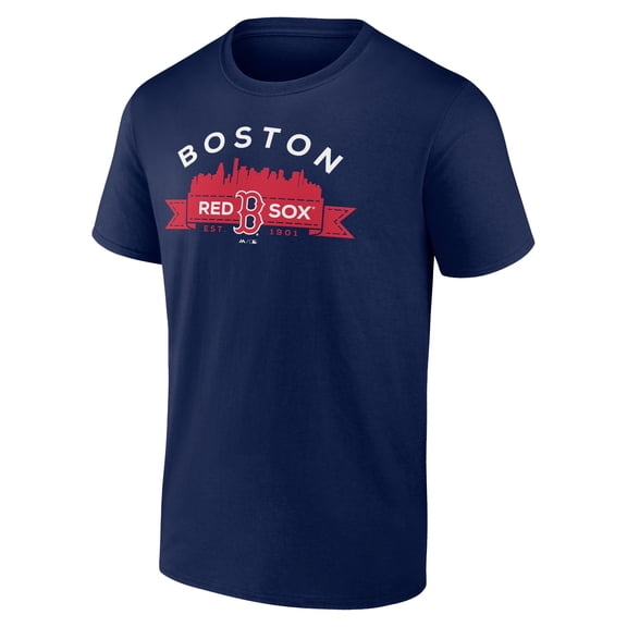 Boston Red Sox MLB Team Style Men's Crew Neck Short Sleeve T-Shirt