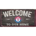 thumbnail image 1 of Texas Rangers 6'' x 12'' Welcome to Our Home Sign, 1 of 1