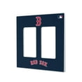 thumbnail image 1 of Boston Red Sox Solid Double Rocker Light Switch Plate, 1 of 4