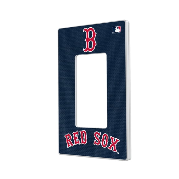 Boston Red Sox Solid Single Rocker Light Switch Plate