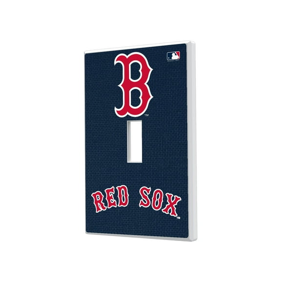 Boston Red Sox Solid Single Toggle Light Switch Plate