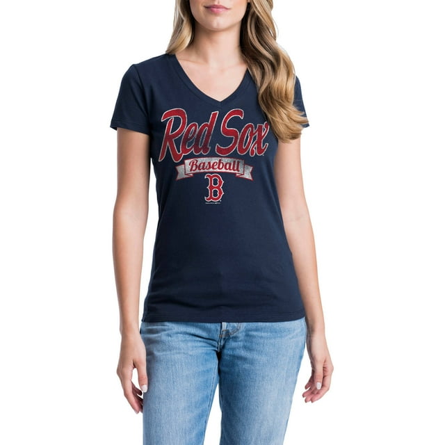 Boston Red Sox Womens Short Sleeve Graphic Tee