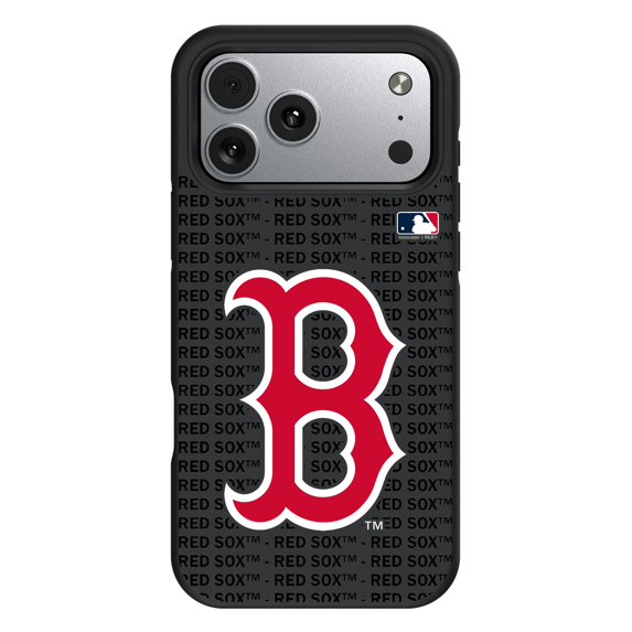 Boston Red Sox iPhone Text Backdrop Design Bump Case