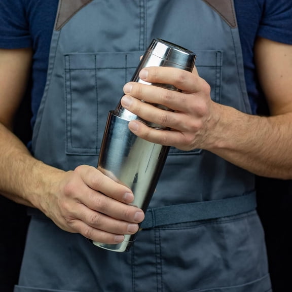 Boston Shaker Set: Two Piece 18oz and 28oz Weighted Stainless Steel Professional Bartender Cocktail Shaker Tins$$Home Decor, Kitchen, & Other