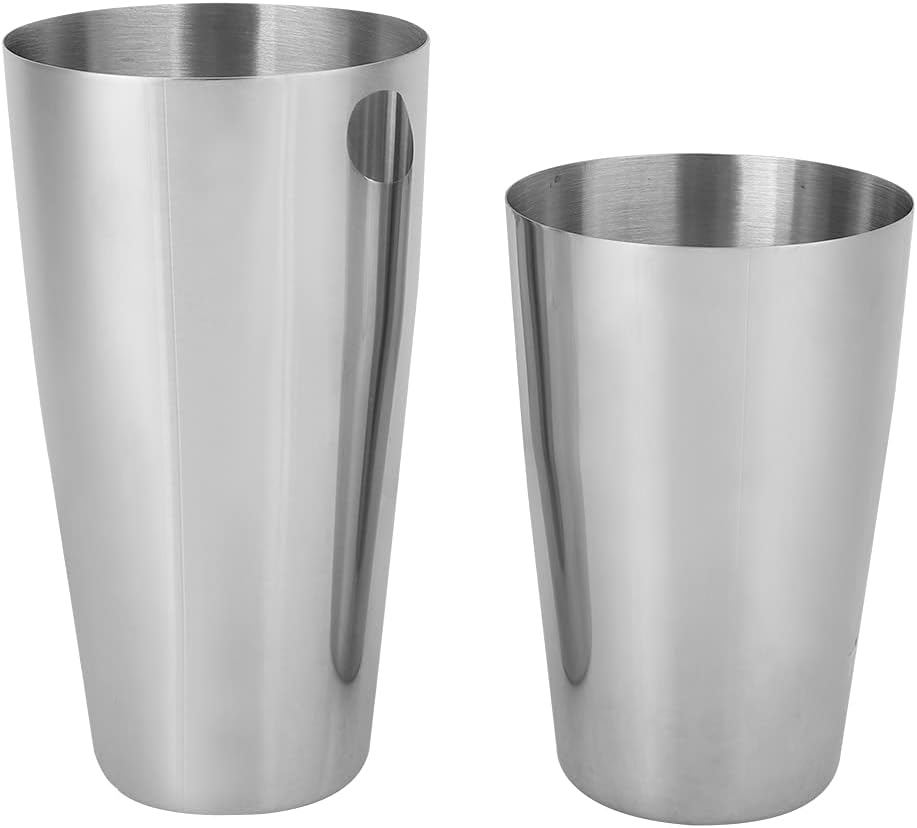 Boston Shaker, Stainless Stee Cocktail Shaker Jigger 750Ml 550Ml