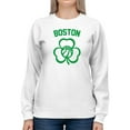 thumbnail image 1 of Boston Shamrock Basketball. Sweatshirt Women -GoatDeals Designs, Female Large, 1 of 4