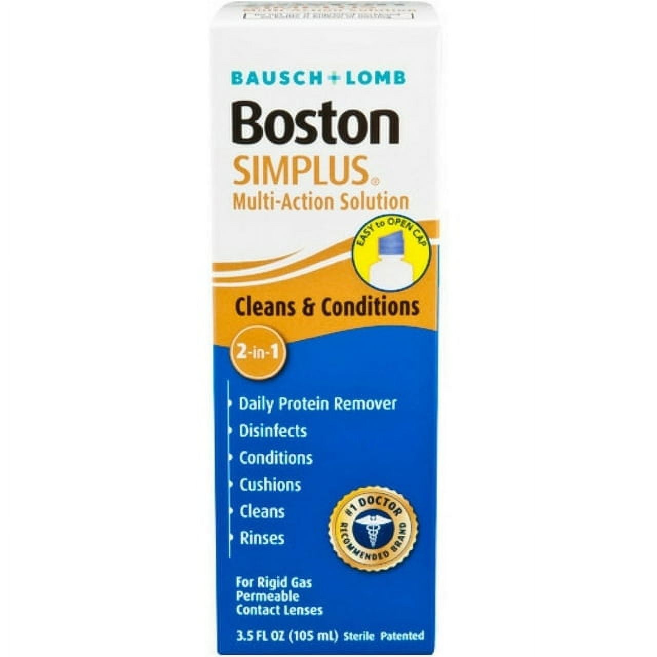 Boston Simplus Multi-Action Solution, 3.5 Ounce (Pack of 2)