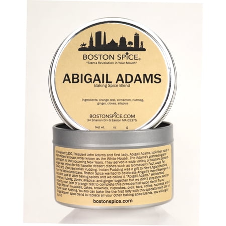 Boston Spice Abigail Adams Baking Mixed Spice Blend Cakes Apple Pumpkin Pie Cookies Donuts Desserts Coffee Hot Chocolate Gingerbread Indian Pudding Add To Protein Shakes 1 Cup 4oz/114g Tin