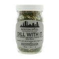 thumbnail image 1 of Boston Spice Dill With It Gourment Seasoning Blend For Poultry Seafood Vegetables Popcorn Potatoes BBQ Grilling Baked Roasted Approx 1/2 Cup In Glass Jar wt. 1.4oz/41g, 1 of 3