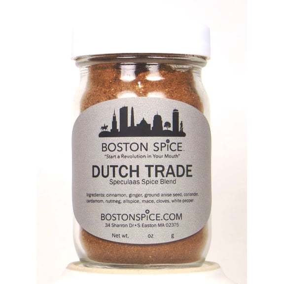 Boston Spice Dutch Trade Speculaas Speculoos Spekulatius Baking Seasoning Mix Blend Windmill Cookies Cakes Fudge Pancakes Dessert Brownies Add To Protein Shakes Smoothies 1/2 Cup Jar wt. 2oz/57g