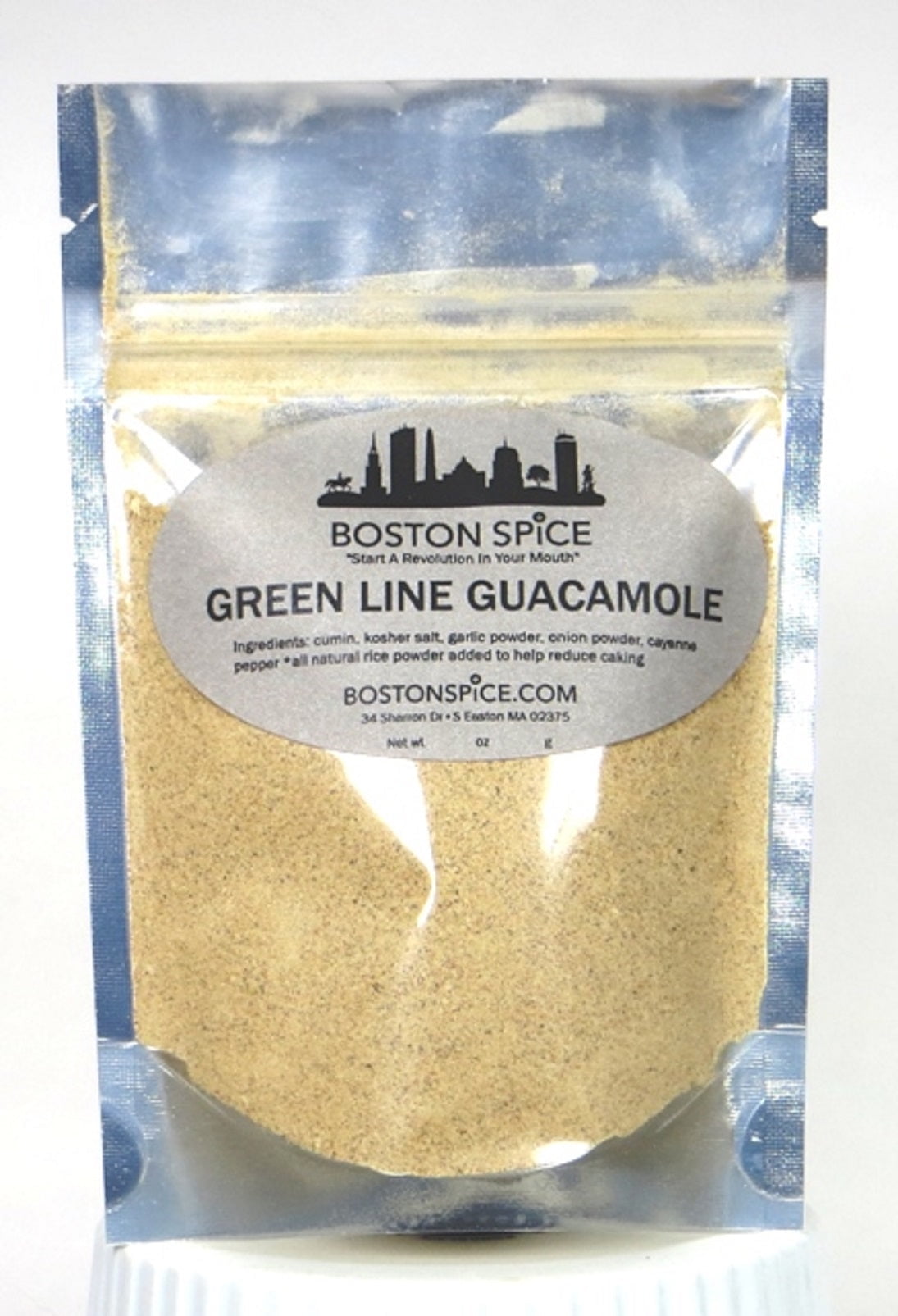 Boston Spice Green Line Handmade Guacamole Seasoning Blend To Mix with