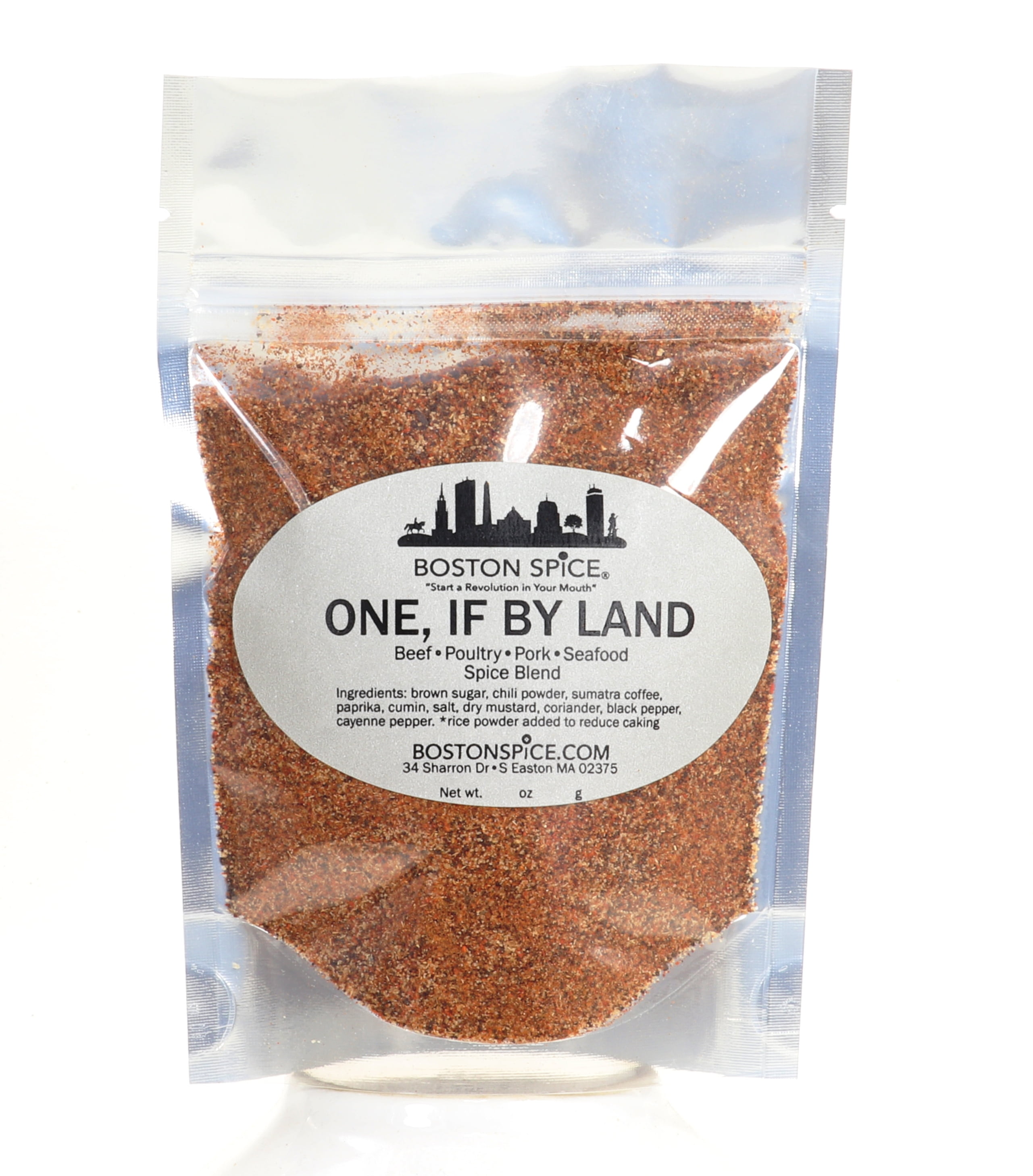 Boston Spice One If By Land Handmade Gourmet Barbecue Dry Rub with ...