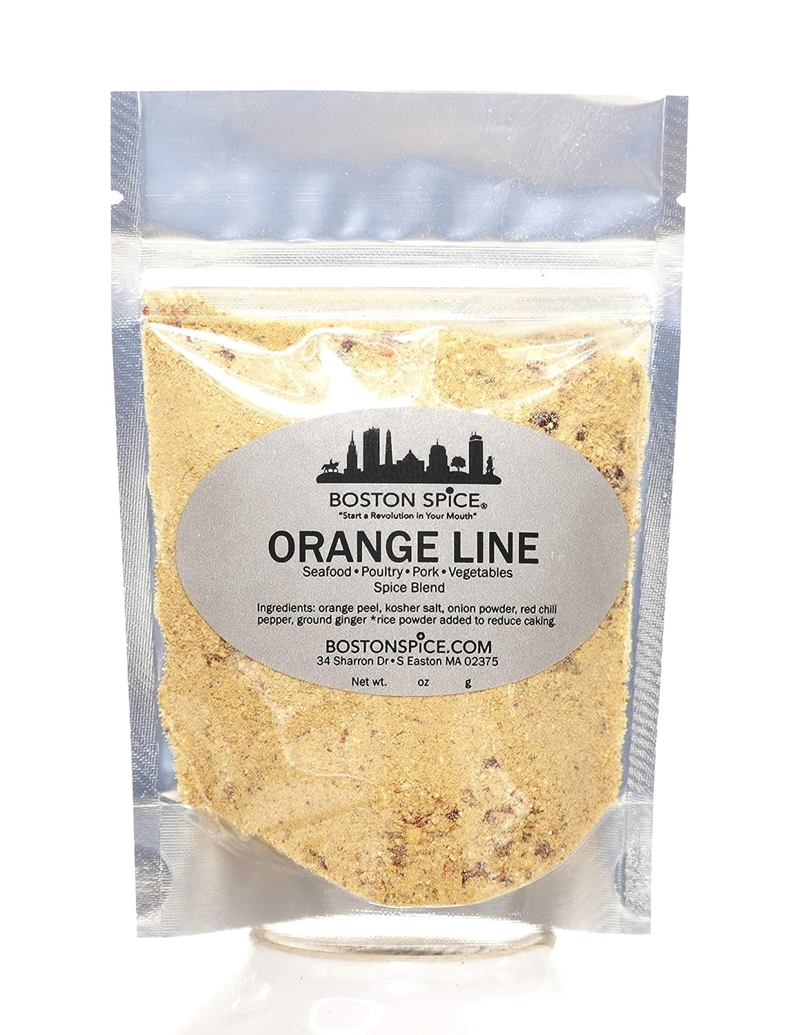Boston Spice Orange Line Handmade Seafood Fish Poultry Chicken Turkey