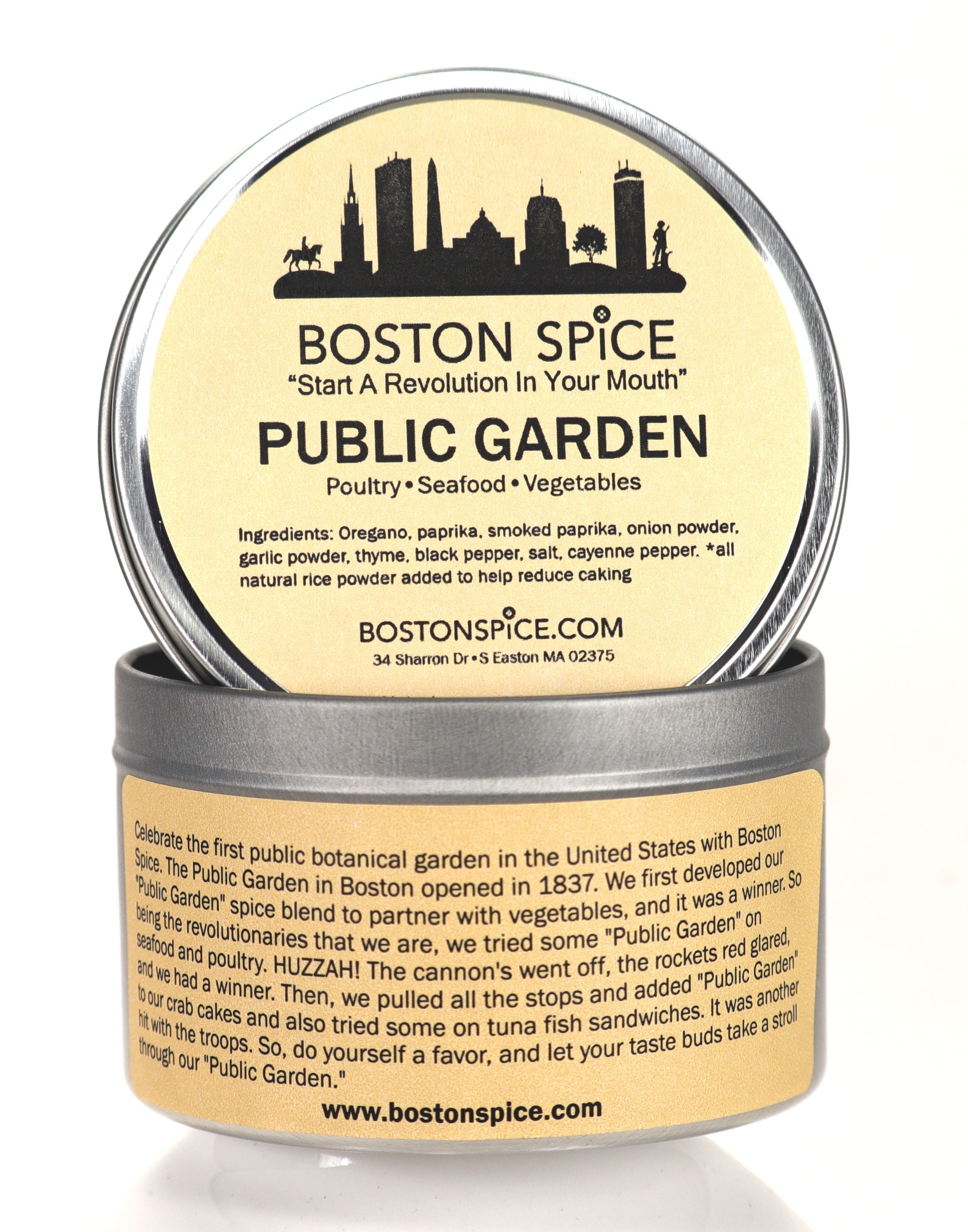 Boston Spice Public Garden Dry Rub Seasoning Blend Vegetables Potatoes