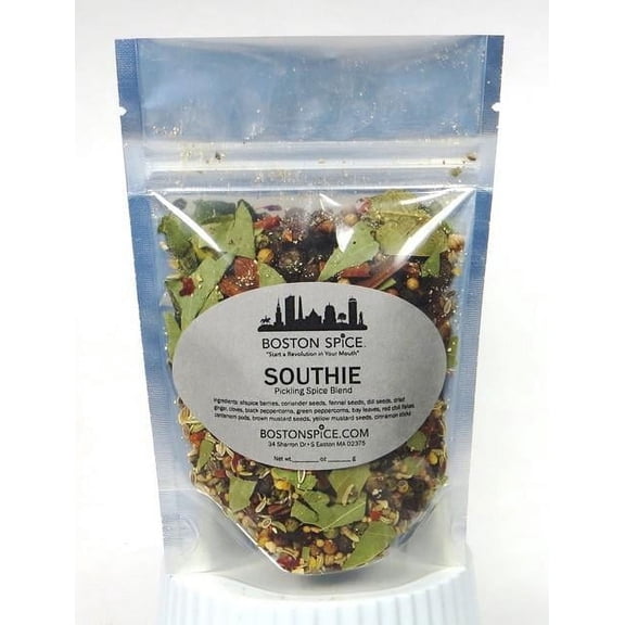 Boston Spice Southie South Boston Handmade Pickling Spice Seasoning Blend Make AWESOME Corned Beef Brisket New England Boiled Dinner Pickled Vegetables 1/2 Cup Spice 2.2oz/62g
