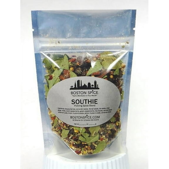 Boston Spice Southie South Boston Handmade Pickling Spice Seasoning Blend Make AWESOME Corned Beef Brisket New England Boiled Dinner Pickled Vegetables 1/2 Cup Spice 2.2oz/62g