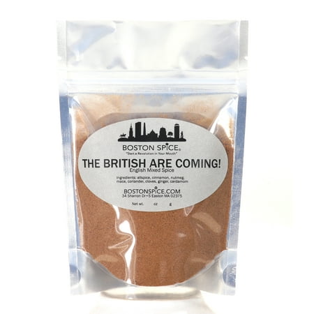 Boston Spice The British Are Coming Gourmet English Mixed Spice Pudding Baking Cakes Apple Pumpkin Pies Donuts Pastry Desserts Fudge Brownies Chocolate Protein Shakes Smoothies 2 cups wt. 8oz/227g