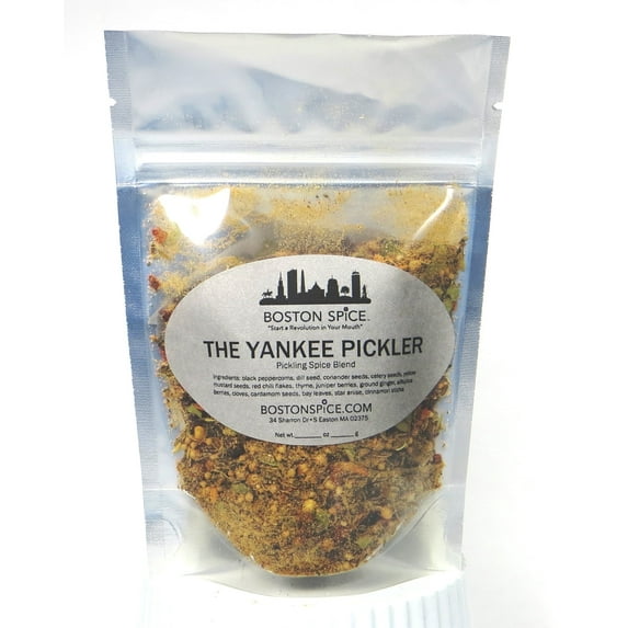 Boston Spice The Yankee Pickler Handmade Pickling Seasoning Blend Make Corned Beef Cabbage Brisket New England Boiled Dinner Pickled Vegetables Approx 1/4 Cup wt. 1oz/30g *NO RED CHILI*
