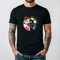 Boston Sports Mashup Fan Inspired Essential Retro City Graphic T-shirt, up to size 5XL.