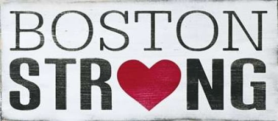 Boston Strong Canvas Art - Holly Stadler (24 x 48)