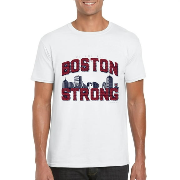 Boston Strong City Resilience Unity Support Community Graphic T-Shirt Design, for men & women, up to size 5XL