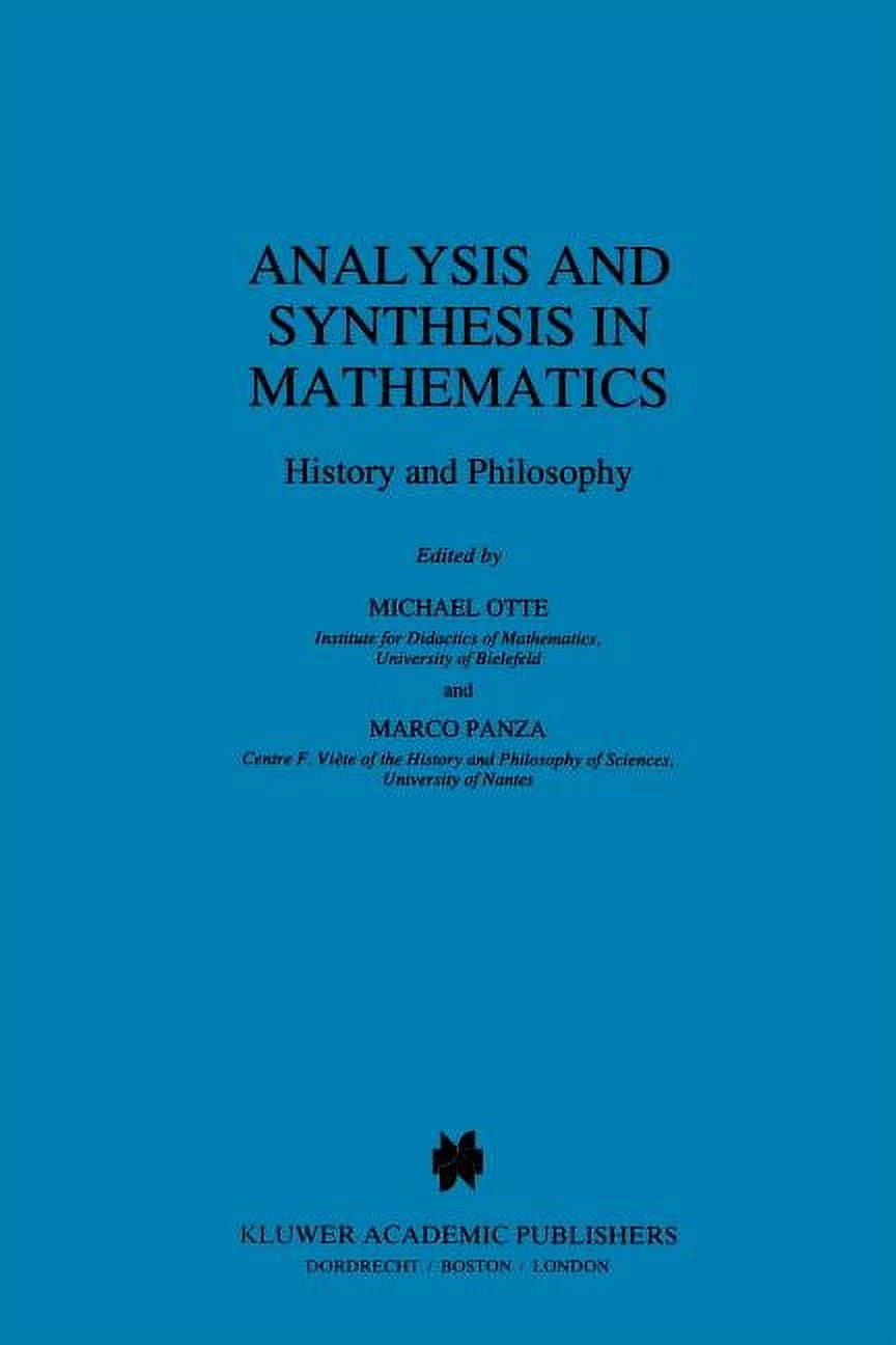 Boston Studies in the Philosophy and His Analysis and Synthesis in ...