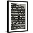 thumbnail image 1 of "Boston Suburbs" Framed Painting Print, 1 of 5