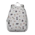thumbnail image 1 of Boston Terrier Backpack for School,Cute School Bag,Schoolbag with Adjustable Shoulder Straps & Padded Back,15"x11.42"x5.5", 1 of 6