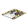 thumbnail image 1 of "Boston Terrier Candy Cane Holiday Christmas Mouse Pad Hot Pad or Trivet", 1 of 1