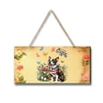 thumbnail image 1 of Boston Terrier Celebrates Spring and Enjoys a Happy Easter Landscape Wood Sign Gentleman Dog Lover Gifts Hanging Wall Home Decor - 02001, 1 of 5