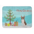 thumbnail image 1 of Boston Terrier Christmas Tree Machine Washable Memory Foam Mat, 1 of 4