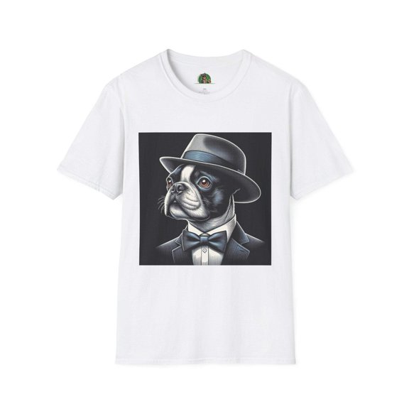 Boston Terrier Classy Dog In Suit Shirt