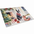 thumbnail image 1 of Boston Terrier Cozy Christmas Glass Cutting Board Large 12 in x 15 in, 1 of 5