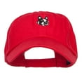 thumbnail image 1 of Boston Terrier Dog Face Embroidered Cap - Red OSFM, 1 of 5