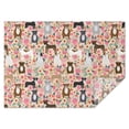 thumbnail image 1 of Boston Terrier Dog and Flower Florals Rectangle Tablecloth 60"x84",Waterproof Polyester Rectangle Table Cloth, Wipeable Spillproof Polyester Tablecloth for Dining, Camping, Indoor and Outdoor, 1 of 5