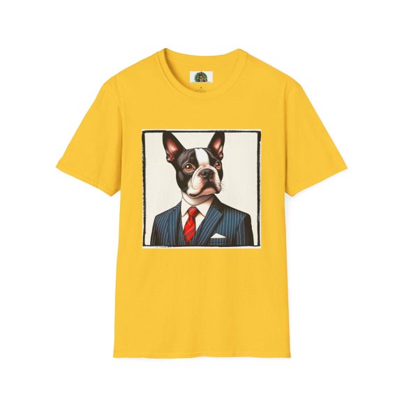 Boston Terrier Dog In Suit