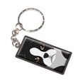 thumbnail image 1 of Boston Terrier Dog Pet Full Face Keychain Key Chain Ring, 1 of 1