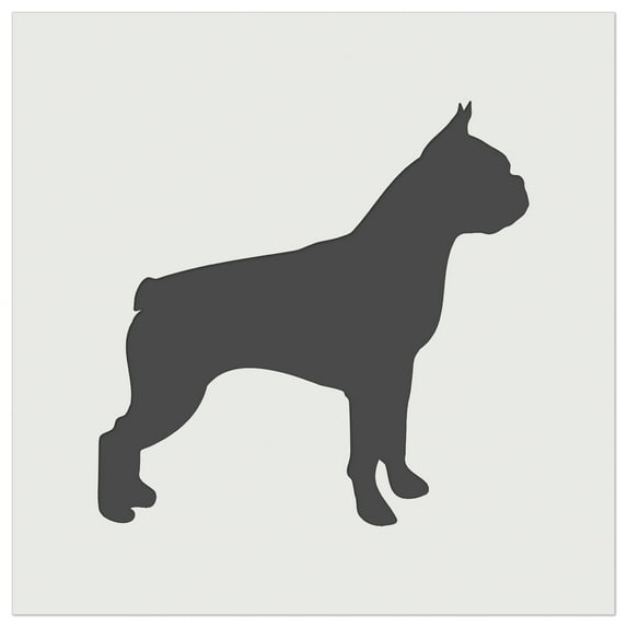 Boston Terrier Dog Solid DIY Cookie Wall Craft Stencil - 9.0 Inch