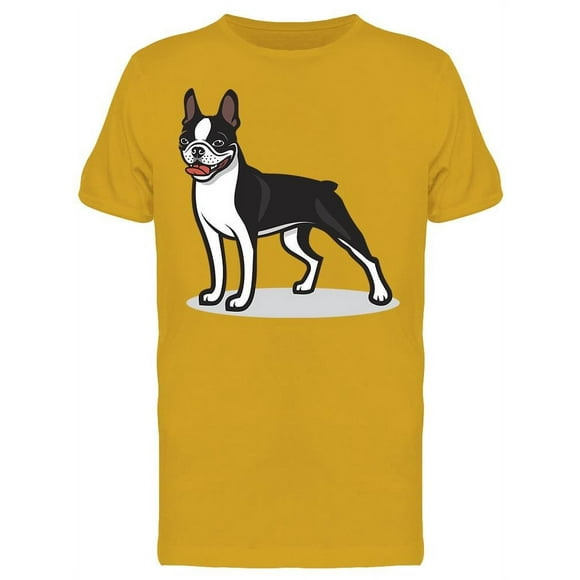 Boston Terrier Dog T-Shirt Men -Image by Shutterstock, Male XX-Large