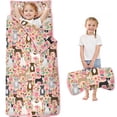 thumbnail image 1 of Boston Terrier Dog and Flower Florals Toddler Nap Mats for Kids Preschool,Sleeping Mat Bag or Kids,Toddler Sleeping Bag,Toddler Nap Mat or Daycare, 1 of 6