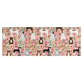 thumbnail image 1 of Boston Terrier Dogs with Pioneer Flower Kitchen Rug Mat,Kitchen Runner Rugs Non Skid Washable,Decorative Kitchen Floor Mats for Kitchen,Sink,Laundry,17"X47", 1 of 5