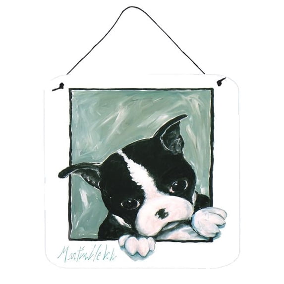 Boston Terrier Don't Leave Me Wall or Door Hanging Prints