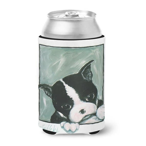 Boston Terrier Dont Leave Me Can or Bottle Hugger