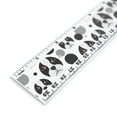 thumbnail image 1 of Boston Terrier Face Pet Dog 12 Inch Standard and Metric Plastic Ruler, 1 of 3